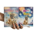 thumbnail image 3 of Happy New Year with Mastiff Fireworks Holiday Xmas Winter 2025 Travel Passport Wallet Mastiffs Dog Lover Gifts Idea PU Leather Passport Holder Cover - 00025, 3 of 5