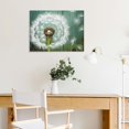 thumbnail image 5 of Fenyluxe Canvas Prints Dandelion Wall Art Decor for Bathroom Ready To Hang Room Home Art Decor 16x12in, 5 of 6