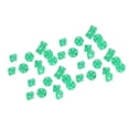 thumbnail image 4 of 40 PCS Números Dados Juego de dados poliédricos de plástico de 10 lados para juegos de mesa Enseñanza Entretenimiento Verde, 4 of 14