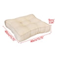 thumbnail image 2 of RnemiTe-amo Chair Pads Square Chair Cushion ,Floor Mat,Meditation Pillow,Linen Seat Pillow Floor Mat,Suitable For Yoga Living Room Balcony Office Outdoor,Seat Cushion Tatami,Suitable For Chair, 2 of 7