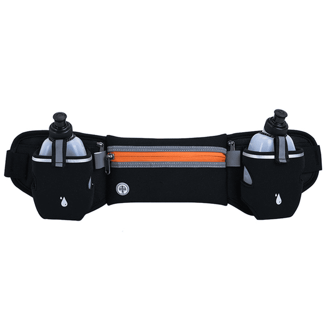 Bolsa de running con cantimplora, riñonera para móvil y cartera, ajustable, clip para llaves, reflectante Ofspeizc CPB-DE-SSW1368-5