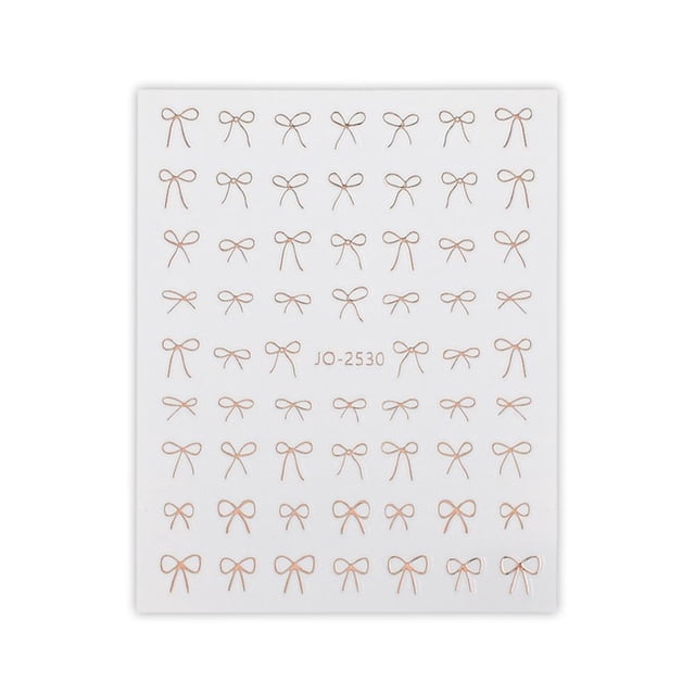 SGACAI Pegatinas para uñas con forma de lazo Pegatinas para uñas con forma de lazo Pegatinas para decoración de uñas