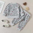 thumbnail image 4 of EnJoCho My First Valentines Baby Girl Outfit Long Sleeve Sweater Knit Top Pants 2 Piece Set Fall Winter Clothes Toddler Wear, 4 of 8
