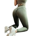 thumbnail image 3 of Seyurigaoka Women Juniors Yoga Pants, High Waist Tummy Control Hip Lift Fitness Tights for Sports, 3 of 5
