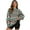 Aztec Horse American Tribal, variant on Xoenoiee Christmas Snowman Sock Tree Bell Snowflake Print Womens Oversized Sweatshirts Xmas Crew Neck Pullover Long Sleeve Tops with Pockets Split Fall Fashion Outfits 2025 Clothes, Size S