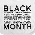 thumbnail image 4 of Inktastic Black History Month Occupations and Identities Boys or Girls Baby Bib, 4 of 4