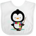 thumbnail image 3 of Inktastic Hockey Christmas Penguin Boys or Girls Baby Bib, 3 of 4