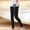 Black, variant on Fleece Lined Winter Thermal Tights for Women Basic Solid High Waisted Leggings Cold Weather Lounge Pants