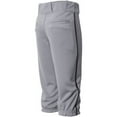 thumbnail image 4 of Wire2wire Youth Tournament Piped Knicker Baseball Pant Grey/Black L, 4 of 5
