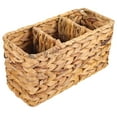 thumbnail image 1 of ColoMX Cesta de almacenamiento de escritorio multiusos, cesta tejida, cesta organizadora para baño, cesta para tanque de inodoro, 1 of 7