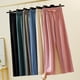 thumbnail image 4 of Pantalones holgados de verano para mujer, pantalones de pierna ancha negros hasta el tobillo de seda de hielo suave, pantalones de talle alto grises y caqui para mujer 2024, 4 of 5