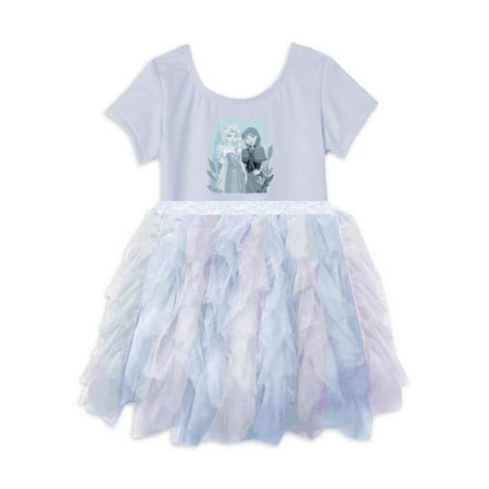 

Disney Frozen Toddler Girl Short Sleeve Tutu Dress Sizes 2T-5T