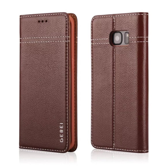 Galaxy S7 Case, Mignova  Galaxy S7 Wallet Case [Kick Stand Feature] PU Leather Flip Wallet Case Cover for Samsung Galaxy S7 2016 (Brown )