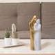 thumbnail image 4 of Figura de pareja familiar, estatua, decoración del hogar, artículos de arte, amor para la sala de estar decorativa Familia de oro, 4 of 8