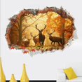 thumbnail image 1 of DIY Wall Decor Removable Wall Sticker Deer Head Forest Animal Hunting, 1 of 4