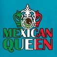 thumbnail image 5 of Wild Bobby Mexican Queen Latin Pride Men Graphic Tee, Light Turquoise, Small, 5 of 5