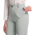 thumbnail image 3 of Pantalones de yoga VIMPEP de pierna recta con bolsillos y cintura alta para mujer, 3 of 6