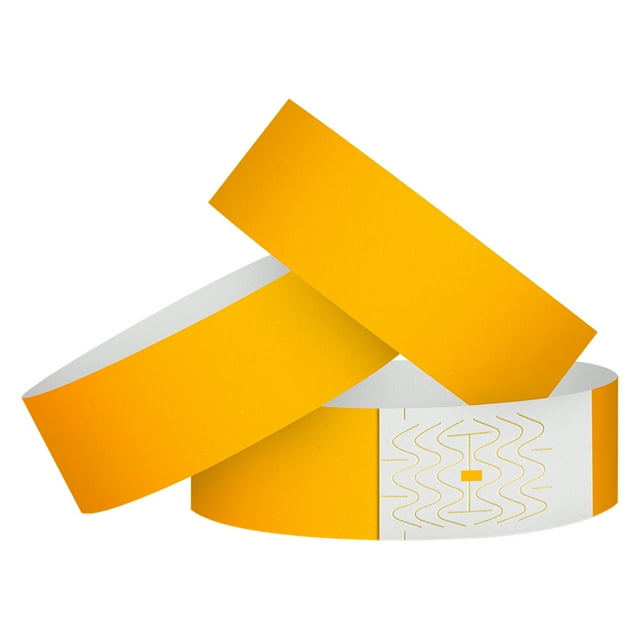 Visland 600 Pcs Synthetic Paper Wristbands Disposable Waterproof Wrist Strap Event Bands Replacement Wristband Set Identification Bracelets