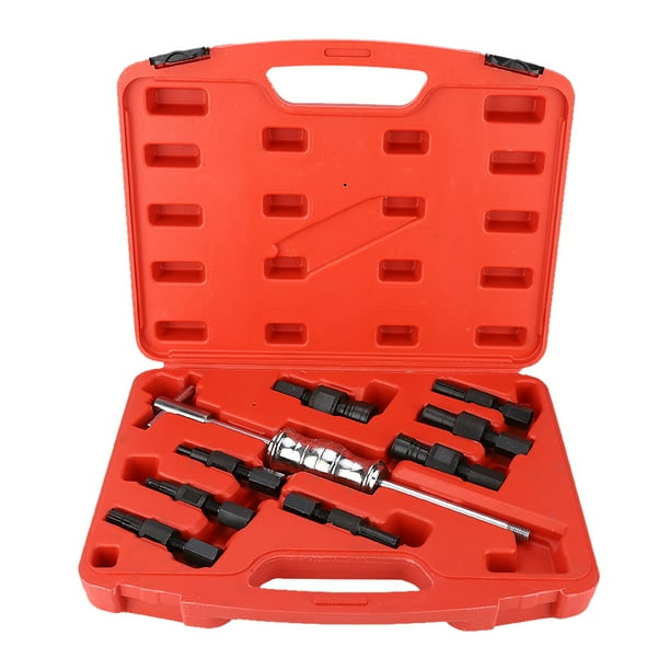 9Pcs Blind Hole Inner Bearing Puller Remover Set Slide Hammer