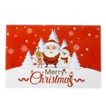thumbnail image 2 of Christmas Pcemat Cup Mat Set  Titur De Vajil - de santa, Individuales Bnca nieve santa perfecl Estera de tabla de la Navidad, 2 of 8