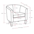 thumbnail image 2 of CorLiving Antonio Fabric Tub Chair, 2 of 5