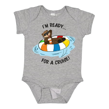 

Inktastic I m Ready for a Cruise Otter Gift Baby Boy or Baby Girl Bodysuit