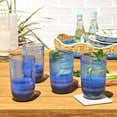 thumbnail image 2 of Beautiful 4-piece 22-Ounce Colorblock Acrylic Tall Tumblers set, Multi-Color by Drew Barrymore, 2 of 9