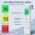 thumbnail image 2 of ZOUYUE No-Touch Thermometer for Adults and Kids,FSA/HSA Eligible,Fast Accurate Digital Thermometer with Fever Alarm & Silent Mode,Easy-to-use for Babies,Kids,& Elderly, 2 of 7