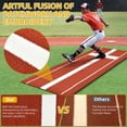 thumbnail image 2 of Alfombra de entrenamiento de béisbol Shopsource, colchoneta para lanzar sóftbol, 2 of 7