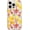 Autumn Leaves, variant on for iPhone 15 Pro Case, Cute Floral Bee Pattern Pretty Flower Design Transparent Soft TPU Protective Clear Case 6.1 inch (Bumblebee Flowers)