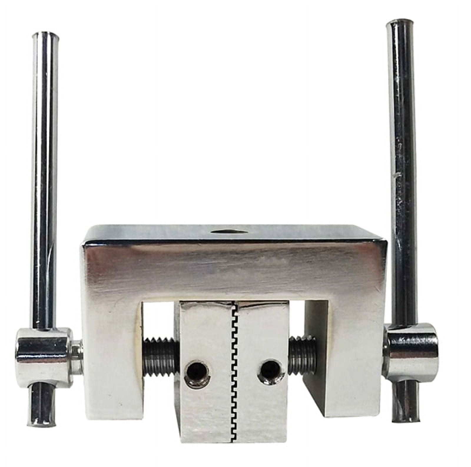 INTSUPERMAI Force-Test Tensile Testing Clamps Grips for Packaging Fabric One Pair Stainless Steel