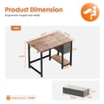 thumbnail image 6 of MCQ Dual-Drawer Computer Desk, 6 of 6