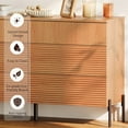thumbnail image 4 of 47.2" Double Dresser, Minimalist 6 Drawer Rectangular Dresser With Reeded Details And Double-Stick Leg Design, 4 of 7