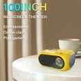 thumbnail image 3 of braveheart Mini Projector LED Projectors for Mobile Phone Home Theater Movie Projectors 100 inches Video Beamer Eye for Protection, 3 of 6
