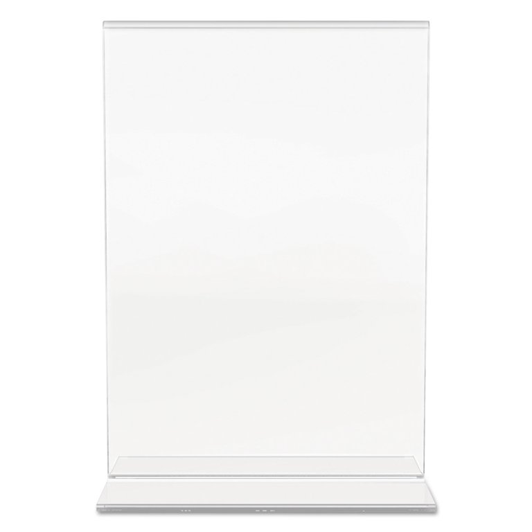 Deflect-O Classic Image Double Sided Sign Holder, Clear - 5X7