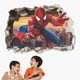 thumbnail image 5 of Pegatinas de pared de Spiderman, pegatinas de efecto 3D, decoración de dormitorio, pegatina de pared adhesiva reposicionable gigante, pegatinas de pared para niños de Spiderman JAMW Sencillez, 5 of 5