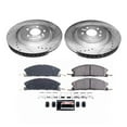 thumbnail image 3 of PowerStop Front Z23 Evolution Sport Carbon-Fiber Ceramic Brake Pad and Drilled & Slotted Rotor Kit Fits: FORD LINCOLN Select Models K6374, 3 of 10