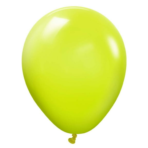 5 inch Kalisan Standard Lime Green Latex Balloons (100 Pack) - Party Supplies Decorations