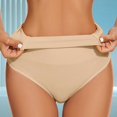 thumbnail image 5 of PEASKJP Panties for Women Women's Underwear Cotton Super High Waisted Briefs Stretch Full Coverage Panties,Beige L, 5 of 9