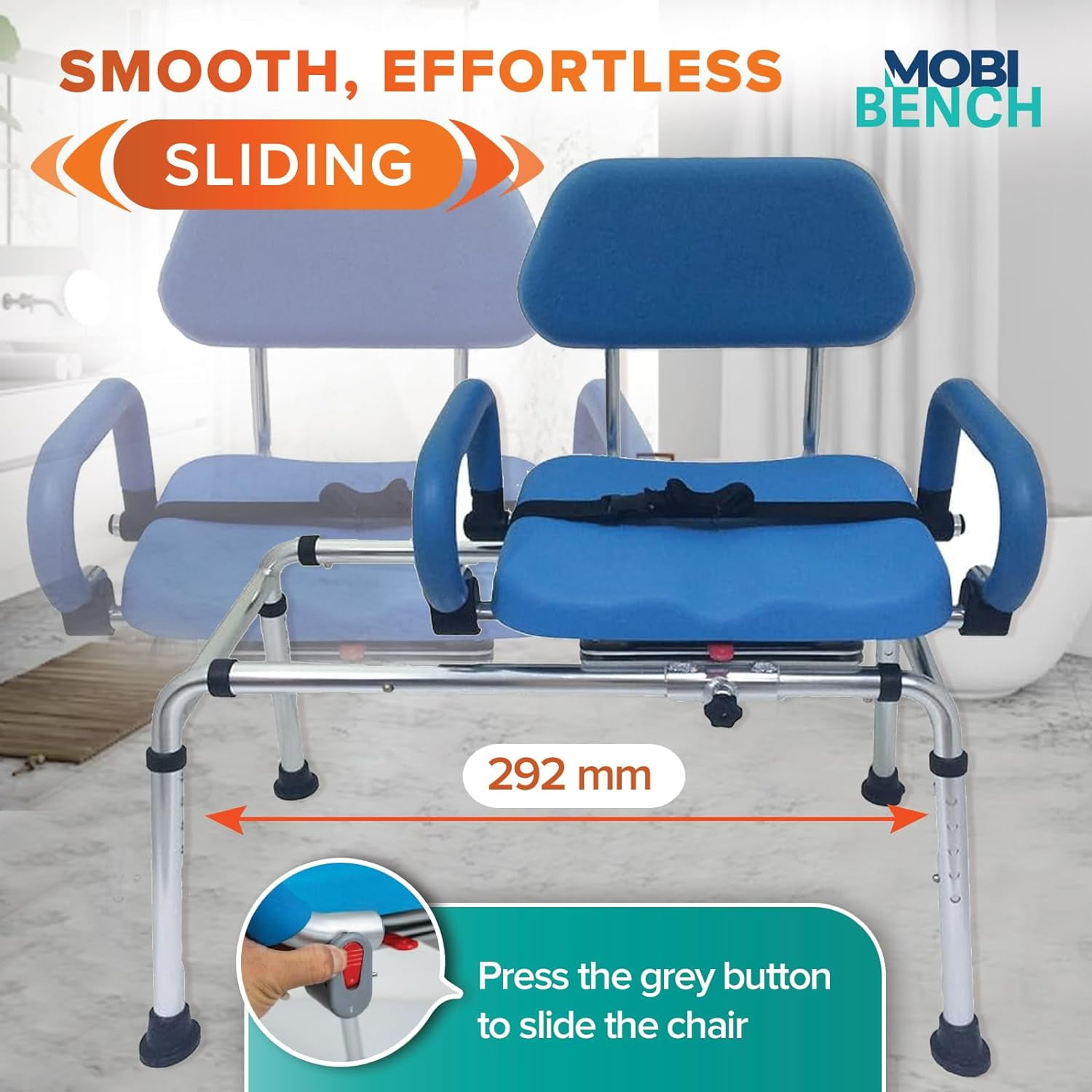 Shower slide chair hotsell