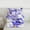 Purple, variant on Castle Fairy 3-Piece Queen Size Comforter Set - Modern Marble Gradient Print