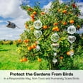 thumbnail image 4 of Tanuke Bird For Outside Reflective 3D Stainless Wind Garden Decor Scare Device, 4 of 8