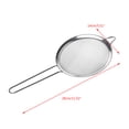 thumbnail image 2 of Practical Rice sieves Baking sieves Stainless Steel Texture Kitchen Baking Tool Flour sieves Fine Screen Filter for Cake, 2 of 3
