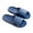 Dark Blue, variant on Unisex couple style bathroom indoor home slippers non slip soft comfortable simple slippers Women & Men Shower Slippers Open Toe House Slides Bathroom Sandals