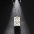 thumbnail image 6 of Stainless Steel Tarot Cards Necklace Vintage Tarot Jewelry Good Luck Amulet Pendants for Women, 6 of 7