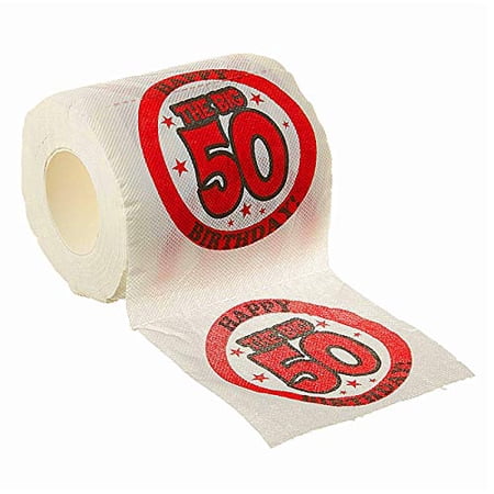 Forum Novelties Happy 50 Birthday Toilet Paper