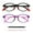 Black+Purple, variant on LAMBBAA 2 Pairs Kids Blue Light Blocking Glasses Children Computer Gaming TV Glasses Anti Eyestrain UV Protection Anti Glare for Boys Girls(Black+Purple)