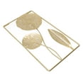 thumbnail image 4 of YUMILI Wall Decor,Iron Hanging Wall Decor Hollowed Rectangular Golden Flower Home Ornament for Living Room Coffee Bar, 4 of 8