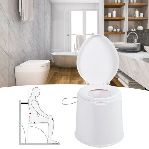 ANGGREK Toilet,Toilet Seat,Multi-Function Outdoor Portable Bathroom
