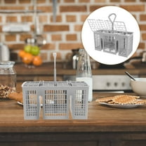 HOMEMAXS Dishwasher Silverware Basket Prevents Utensil Damage Storage Basket Dishwasher Utensil Basket Small Basket Kitchen Dishwasher Silverware Rack